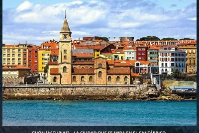 GIJÃ“N (ASTURIAS)â€“CIUDAD QUE MIRAS EN EL CANTABRICO jigsaw puzzle