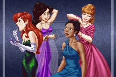 Ariel Jasmine Tiana Cinderella