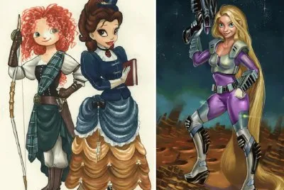 Merida Belle Rapunzel