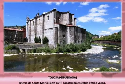 TOLOSA (GIPUZKAOA) - IGLESIA DE STA. MARIA