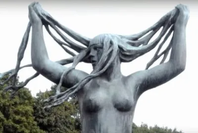 Long Haired Woman - Sculpture Park jigsaw puzzle