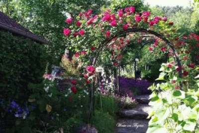 Giverny Village Garden-Paris jigsaw puzzle