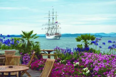 Exotic Garden Setting-Flo   Fjaere, Norway jigsaw puzzle