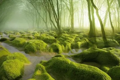 Bosque Musgo de Pantano, Rumania jigsaw puzzle