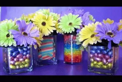 Lovely Easter Flower Vases jigsaw puzzle