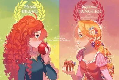 Merida Rapunzel