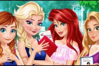 Anna Elsa Ariel Rapunzel