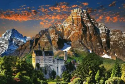 View of Neuschwanstein Castle