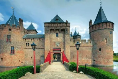 פאזל של Muiderslot-Castle-in-Netherlands