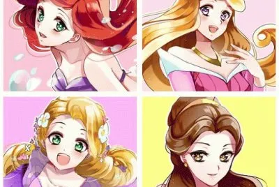 Ariel Aurora Rapunzel Belle