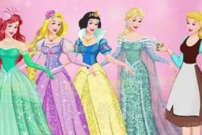 Ariel Rapunzel SnowWhite Elsa Cinderella