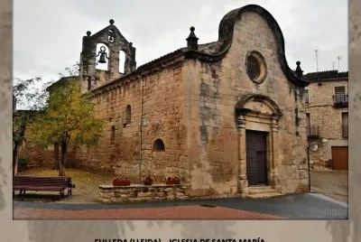 FULLEDA (LLEIDA) â€“ IGLESIA DE SANTA MARÃA jigsaw puzzle