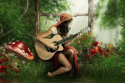 Chica Musiquera jigsaw puzzle