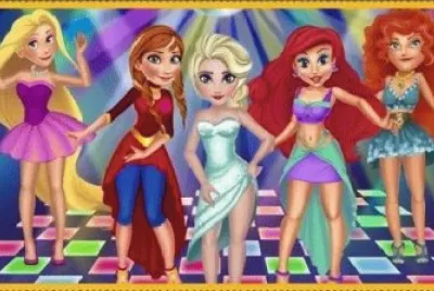 Rapunzel Anna Elsa Ariel Merida jigsaw puzzle