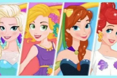 Elsa Rapunzel Anna Ariel