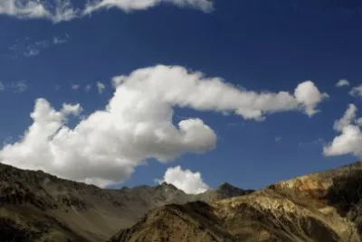 en la cima de los andes