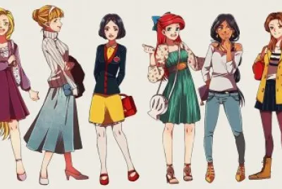 Rapunzel Cinderella SnowWhite Ariel Jasmine Belle