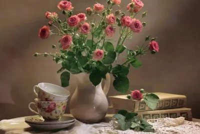 books-and-roses jigsaw puzzle