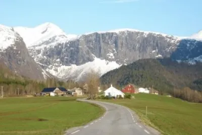 Norwegian village