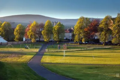 Evening light Kilsyth Scotland jigsaw puzzle