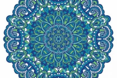 Mandala Azul