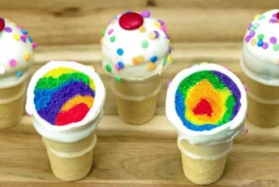 Ice cream cupcake
