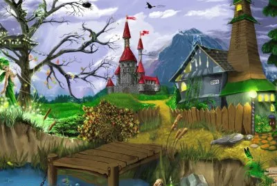 Fantasy-Castillo-Hada jigsaw puzzle
