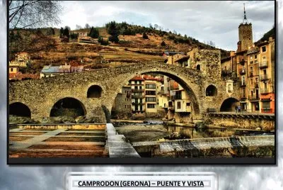 CAMPRODON (GERONA) â€“ PUENTE Y VISTA