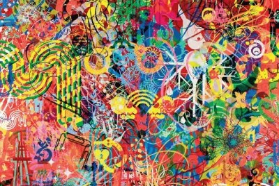 פאזל של psychedelic art