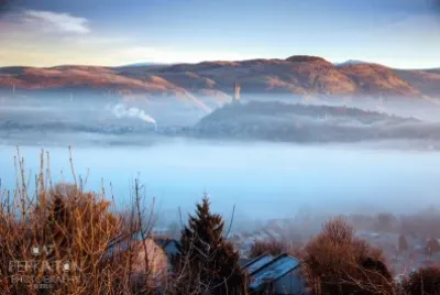 Wallace Monument in mist Stirling jigsaw puzzle