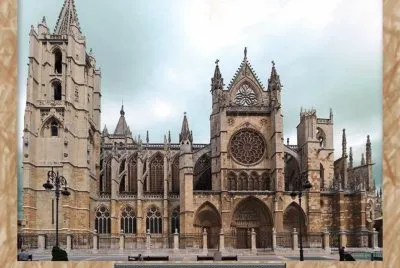 LEON â€“ FACHADA SUR DE LA CATEDRAL