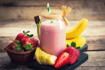 Jugo de fresa jigsaw puzzle