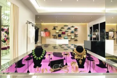 Fancy Boutique Store Display