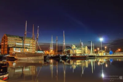 Gloucester Docks Night jigsaw puzzle