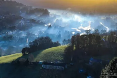 Stroud Valley mist jigsaw puzzle