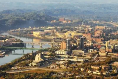 Town on the River jigsaw puzzle