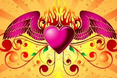 Arte Digital-Corazon, Llamas