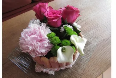 gÃ¢teau de fleurs jigsaw puzzle