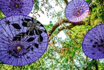 Parasols in a Tree-Thai Art jigsaw puzzle