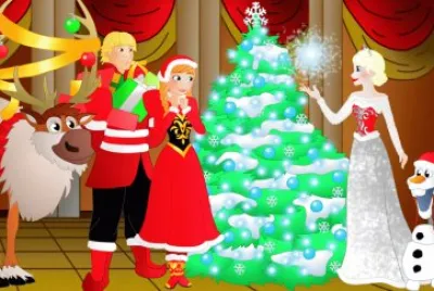 frozen navidad jigsaw puzzle