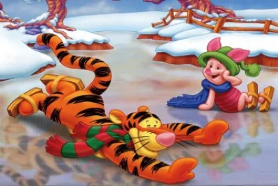 TIGGER Y PIGLET jigsaw puzzle