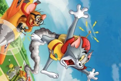 Tom y Jerry jugando