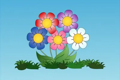Arte digital- ilustraciÃ³n, Flores.png jigsaw puzzle