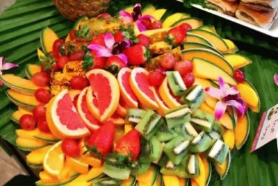 Luau Party Fruit Tray jigsaw puzzle