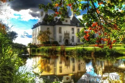 Castillo de Gartrop Alemania jigsaw puzzle