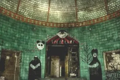 Graffiti in Old  Hospital Germany jigsaw puzzle
