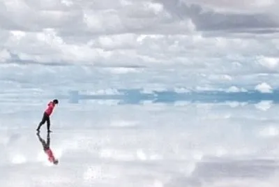 Bolivia Salt Mines/Mirrors jigsaw puzzle