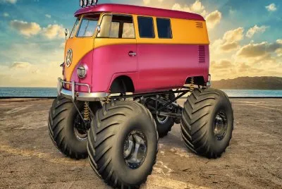 Volkswagen-  Camper. jigsaw puzzle