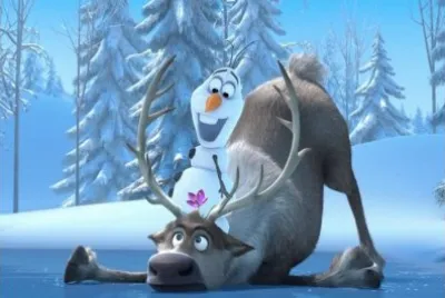 Frozen jigsaw puzzle