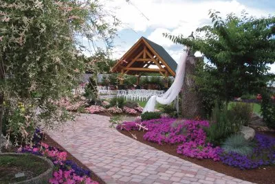 Wedding Venue at Log House Gardens-Willow Lake, OR
